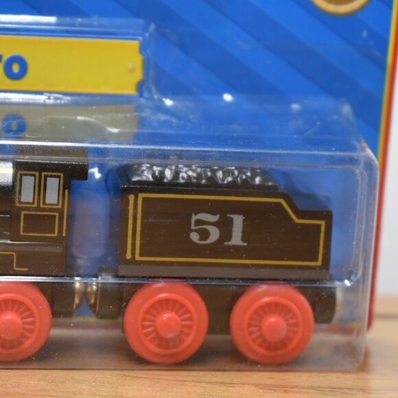 Hiro 51 and Tender Learning Curve Real Wood Thomas & Friends Engine Trains New - Picture 7 of 11